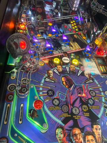 Image of Stern Pinball John Wick Pro Pinball Machine with Upgrades