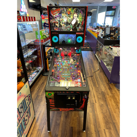Image of Stern Pinball Elvira's House of Horrors Premium Pinball Machine