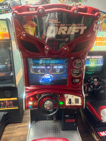 Image of Raw Thrills The Fast and the Furious DRIFT Arcade Racing Game