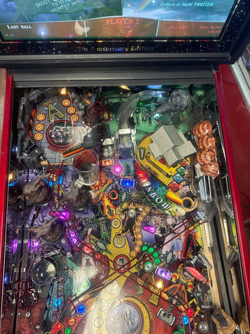 Image of JJP Wizard of Oz 75th Anniversary Ruby Red Edition Pinball Machine