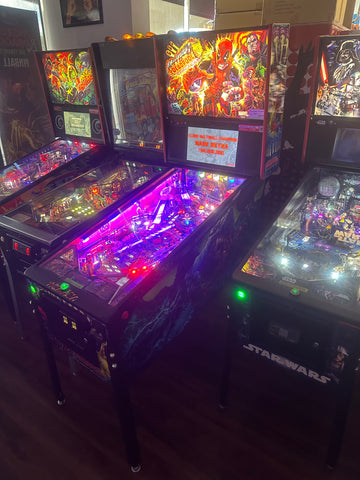 Image of Stern Pinball LOADED Deadpool Premium Pinball Machine
