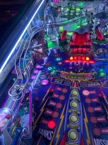 Image of American Pinball Galactic Tank Force Deluxe Pinball Machine