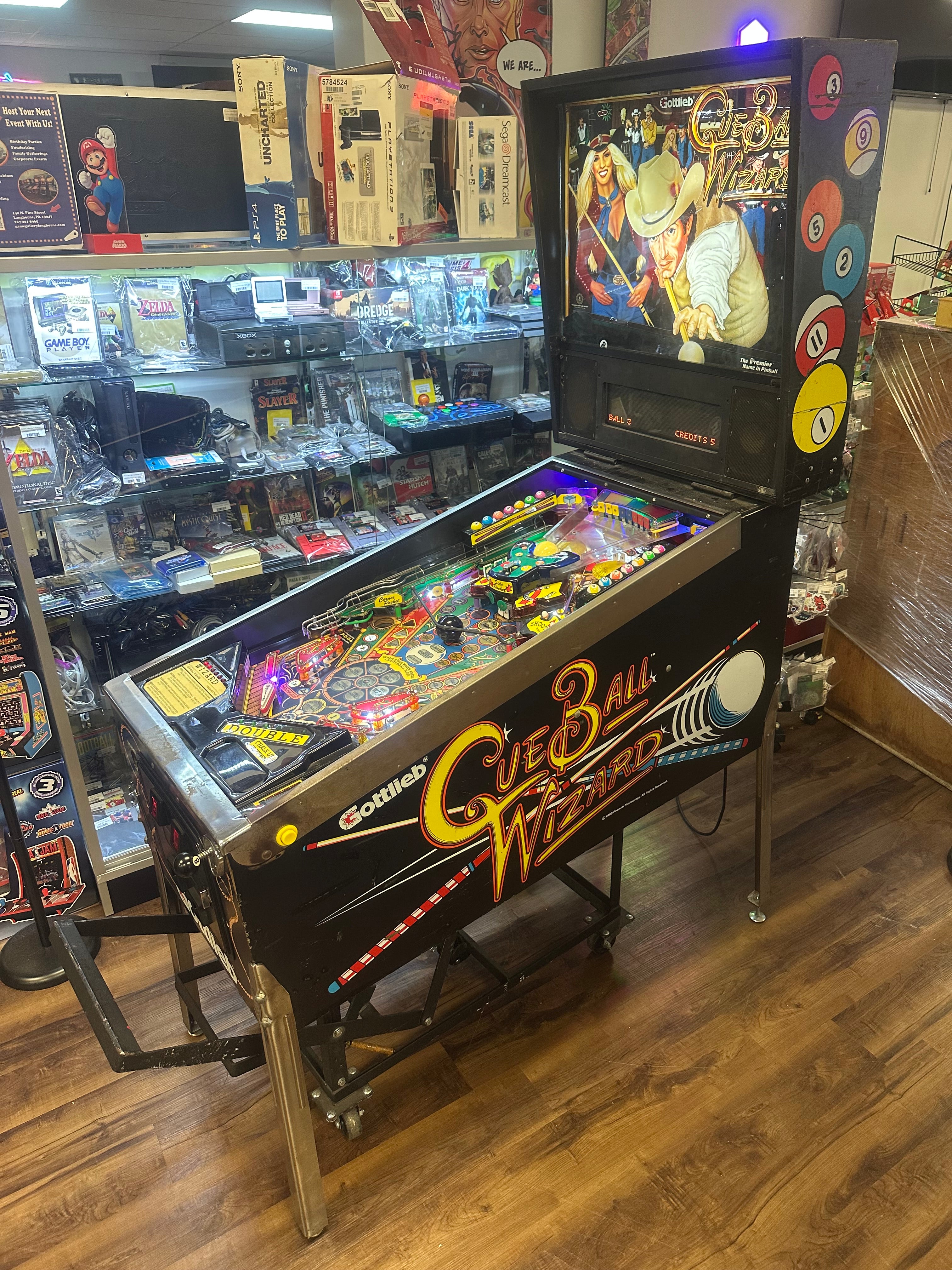 Gottlieb Cue Ball Wizard Pinball Machine