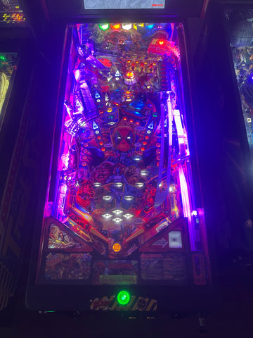 Image of Stern Pinball LOADED Deadpool Premium Pinball Machine