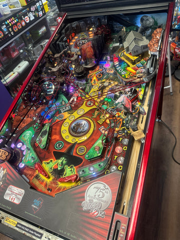 Image of JJP Wizard of Oz 75th Anniversary Ruby Red Edition Pinball Machine