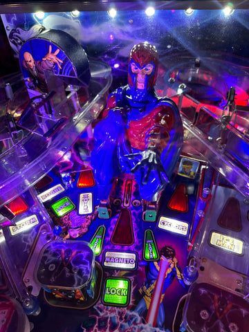 Image of Stern Pinball LOADED X-Men Limited Magneto Edition Pinball Machine