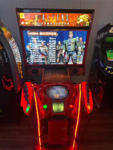 Image of Raw Thrills Aliens Armageddon Arcade Game