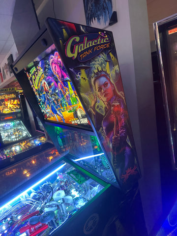 Image of American Pinball Galactic Tank Force Deluxe Pinball Machine
