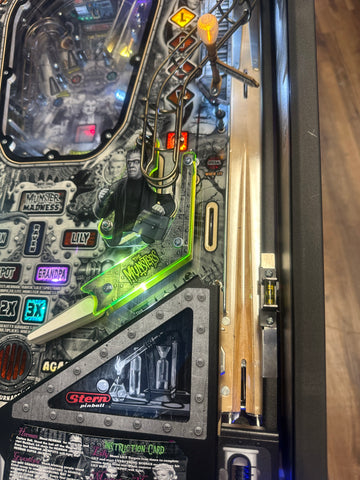 Image of Stern Pinball LOADED The Munsters Premium Black & White Pinball Machine