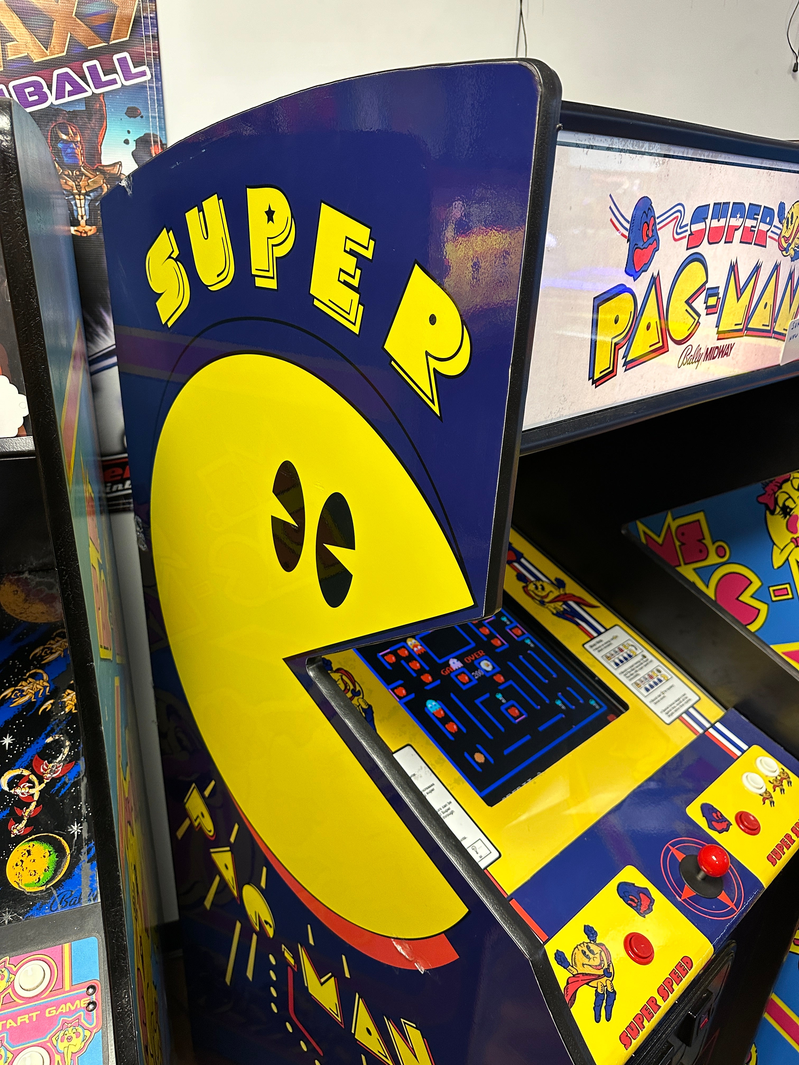 Bally Midway Super Pac-Man Arcade Game