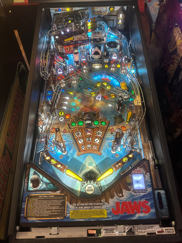 Image of Stern Pinball Jaws Premium Pinball Machine