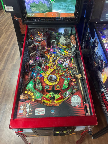 Image of JJP Wizard of Oz 75th Anniversary Ruby Red Edition Pinball Machine
