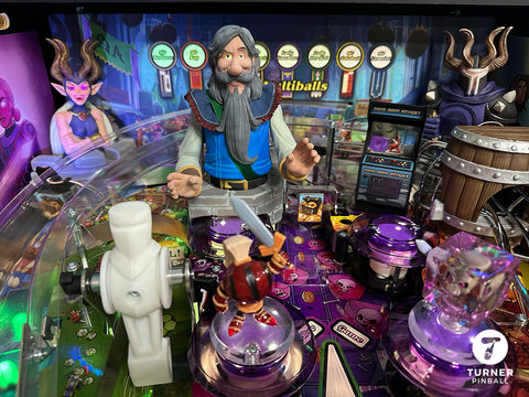 Image of Turner Pinball Merlin's Arcade Pinball Machine - Legendary Edition