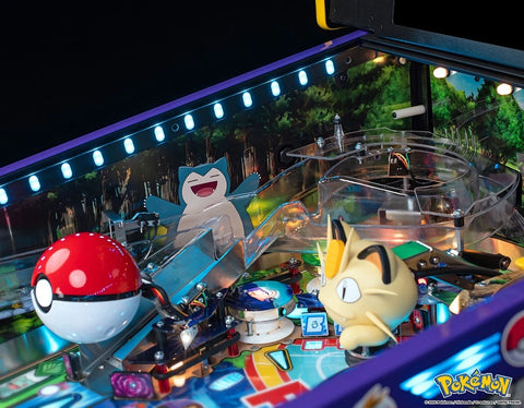Image of Stern Pinball Pokémon Limited Edition Pinball Machine with Stern Magikarp Topper READY TO SHIP