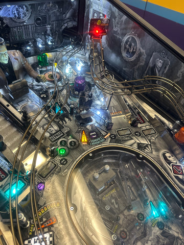 Image of Stern Pinball LOADED The Munsters Premium Black & White Pinball Machine