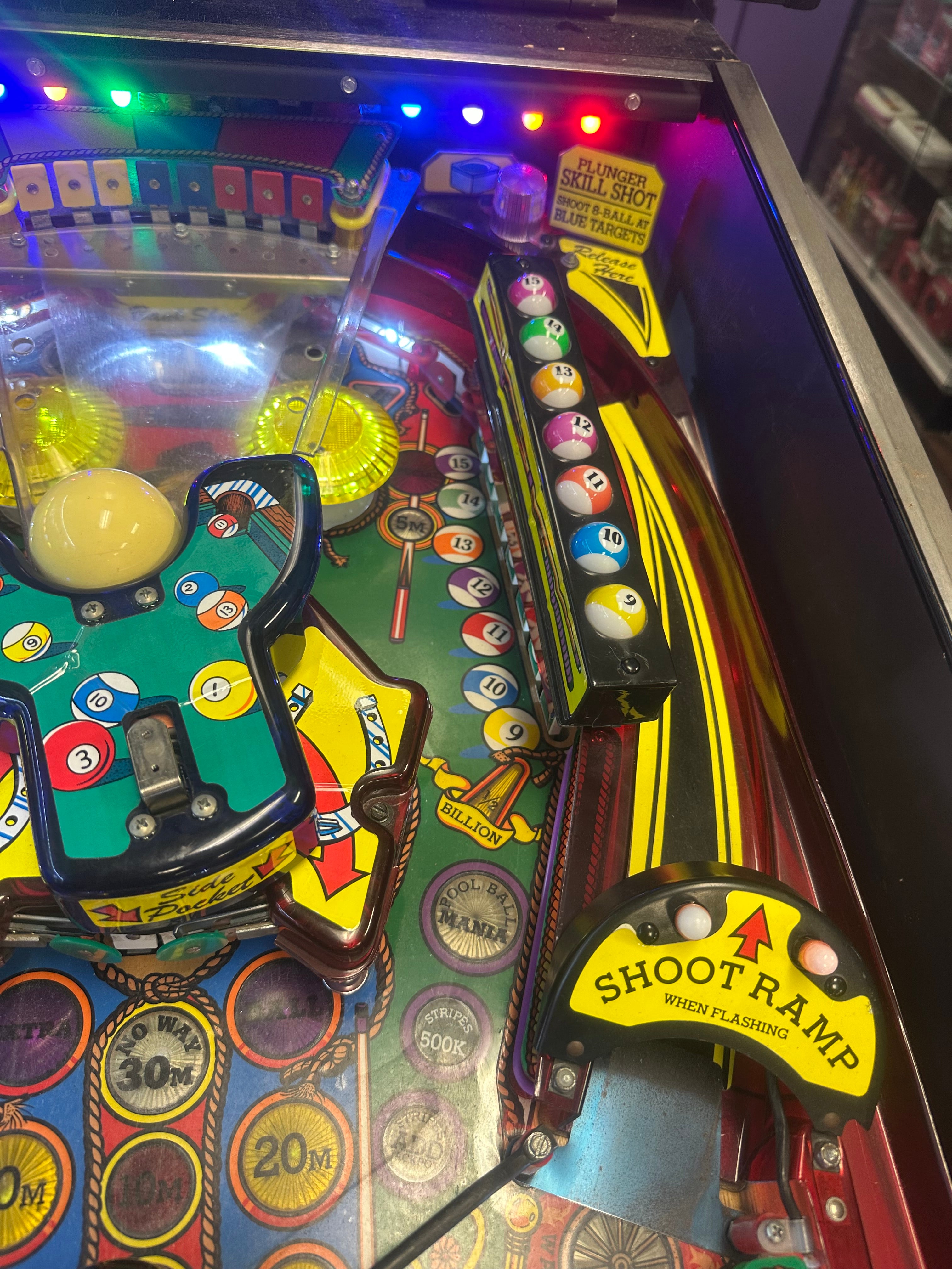 Gottlieb Cue Ball Wizard Pinball Machine