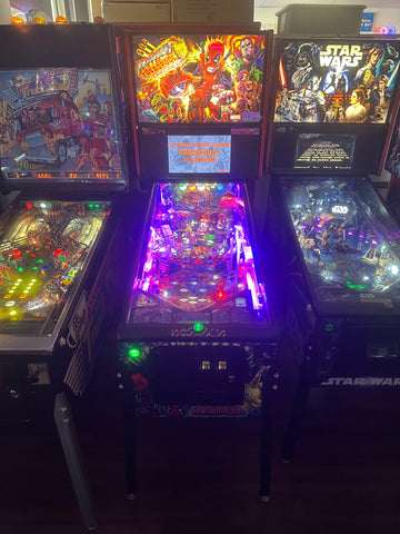 Image of Stern Pinball LOADED Deadpool Premium Pinball Machine
