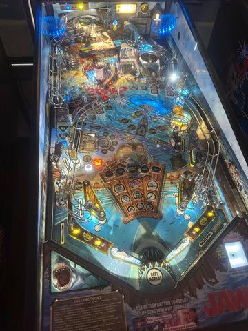 Image of Stern Pinball Jaws Premium Pinball Machine