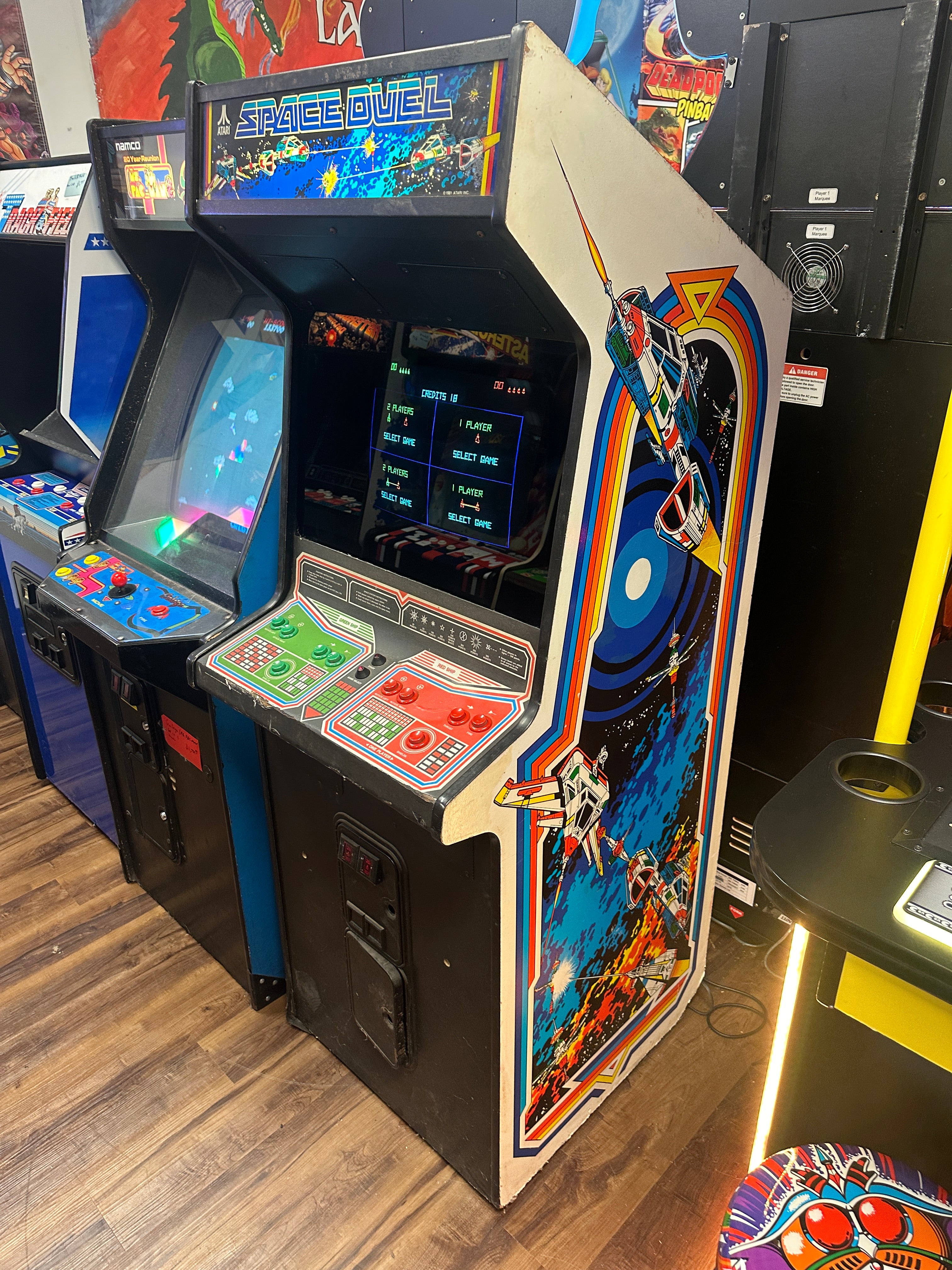 Atari Space Duel Arcade Game