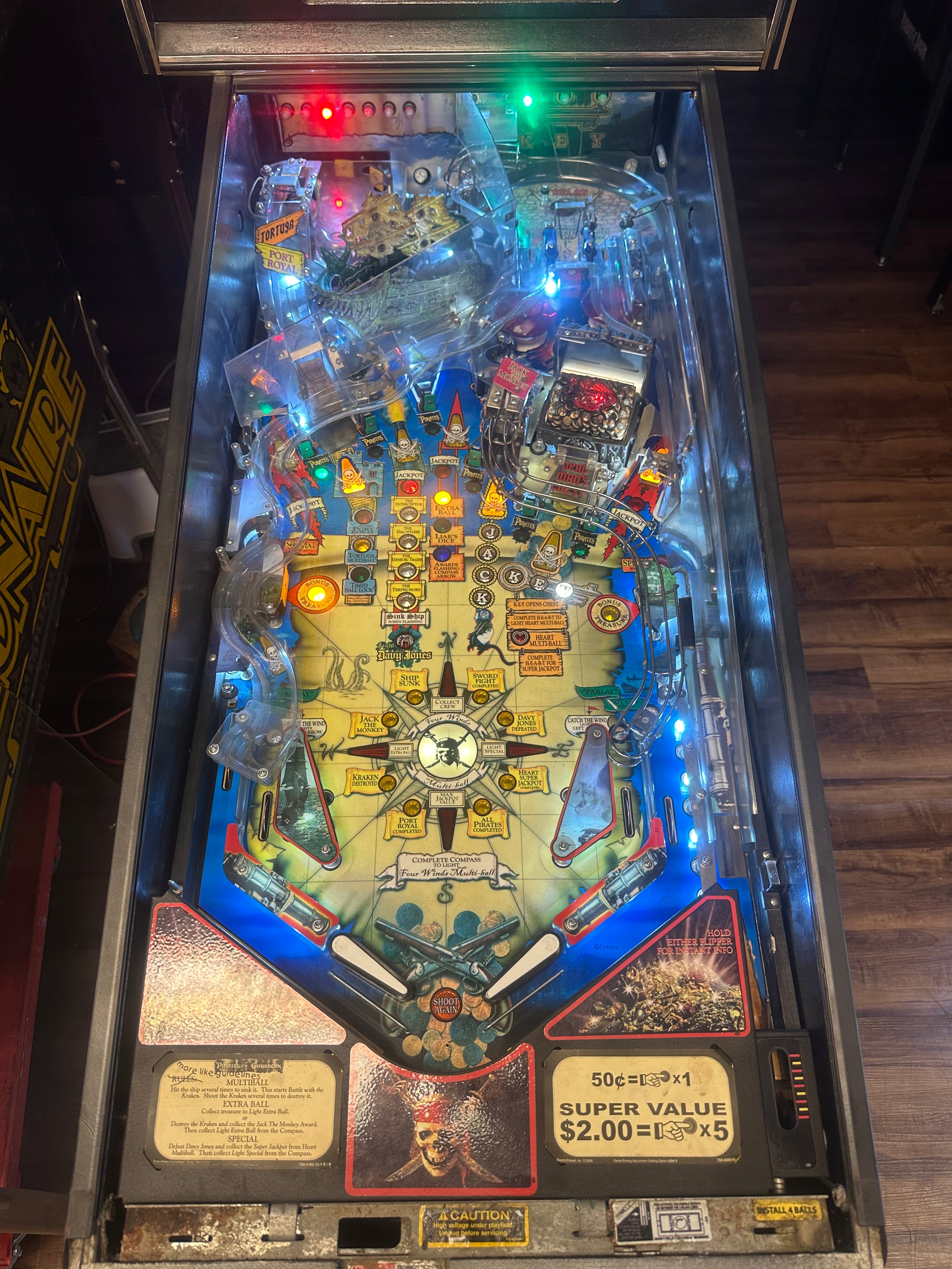 Stern Pinball Pirates of the Caribbean Pinball Machine
