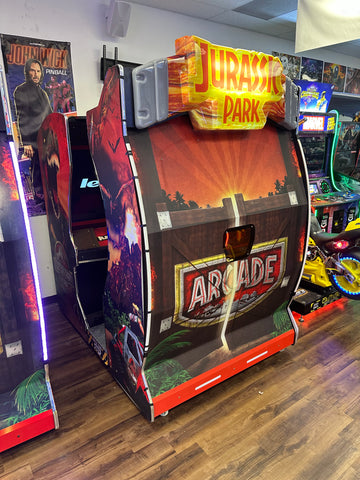 Image of Raw Thrills Jurassic Park Sit Down 55" Arcade Game
