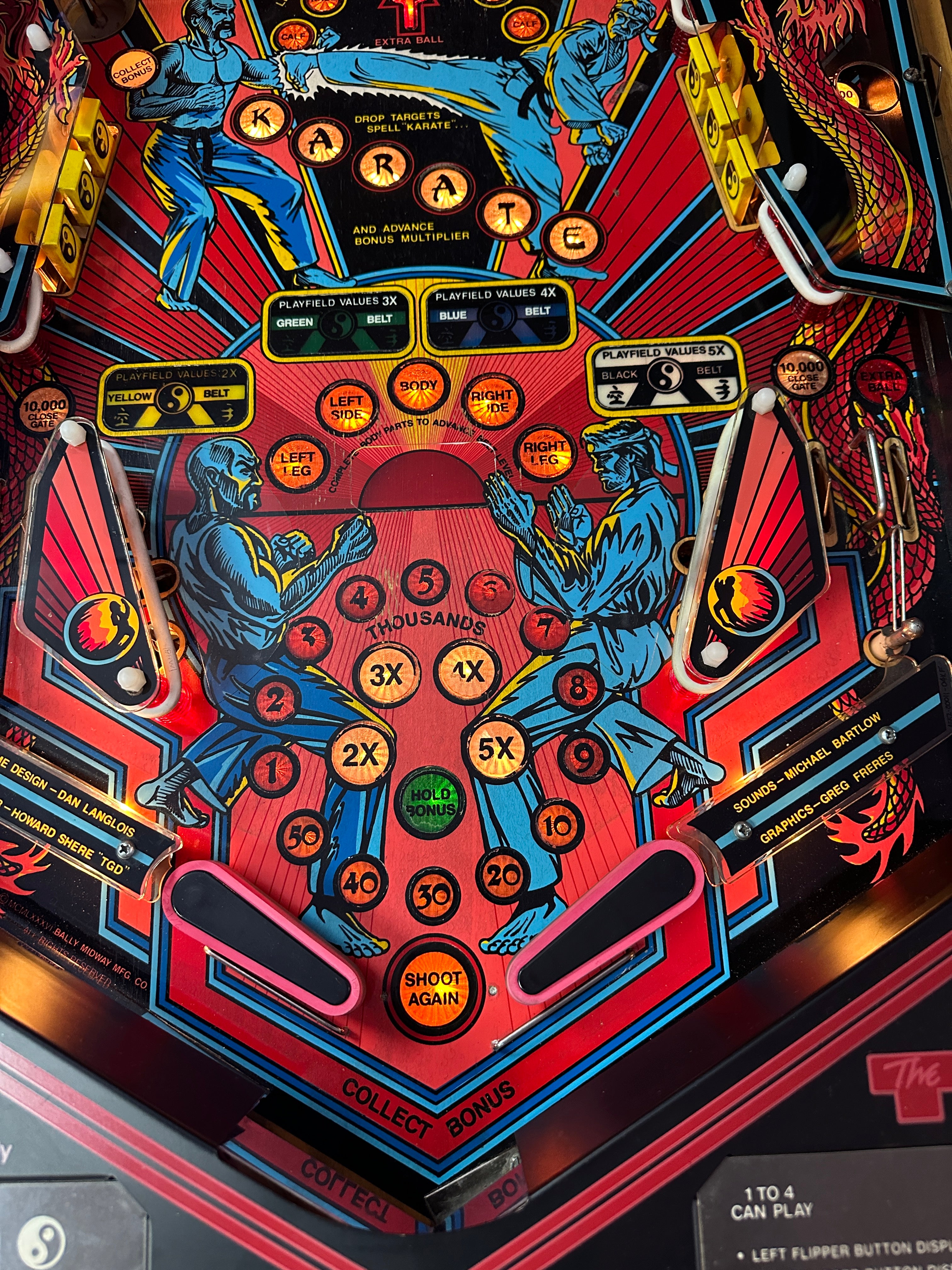 Bally Black Belt Pinball Machine