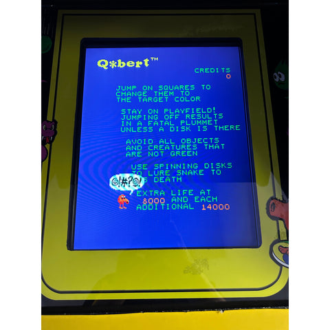 Image of Q*Bert Upright Arcade Game