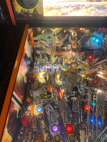 Image of Stern Pinball LOADED The Mandalorian Premium Pinball Machine