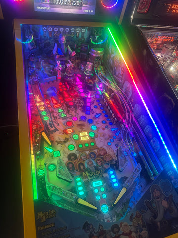 Image of Turner Pinball Merlin's Arcade Pinball Machine - Legendary Edition