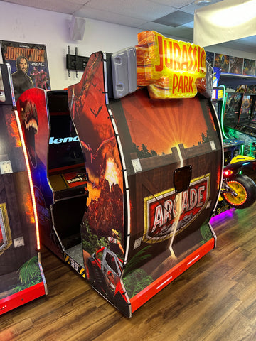 Image of Raw Thrills Jurassic Park Sit Down 55" Arcade Game