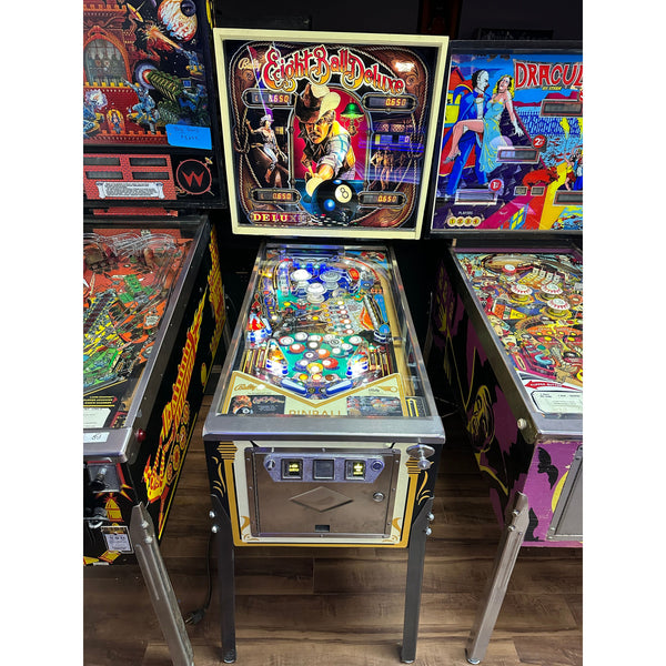Bally Eight Ball Deluxe Pinball Machine Game and Sport World
