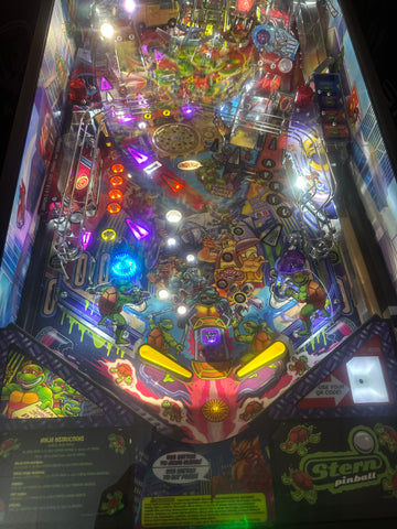 Image of Stern Pinball LOADED Teenage Mutant Ninja Turtles Premium Pinball Machine