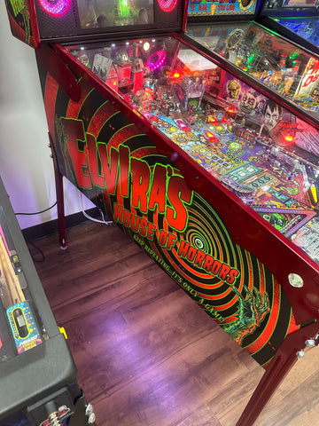 Image of Stern Pinball LOADED Elvira's House of Horrors Premium Pinball Machine