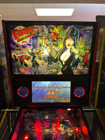 Image of Stern Pinball Elvira's House of Horrors Premium Pinball Machine