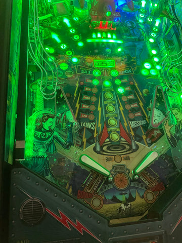 Image of American Pinball Galactic Tank Force Deluxe Pinball Machine