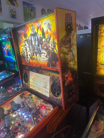 Image of Stern Pinball LOADED The Mandalorian Premium Pinball Machine
