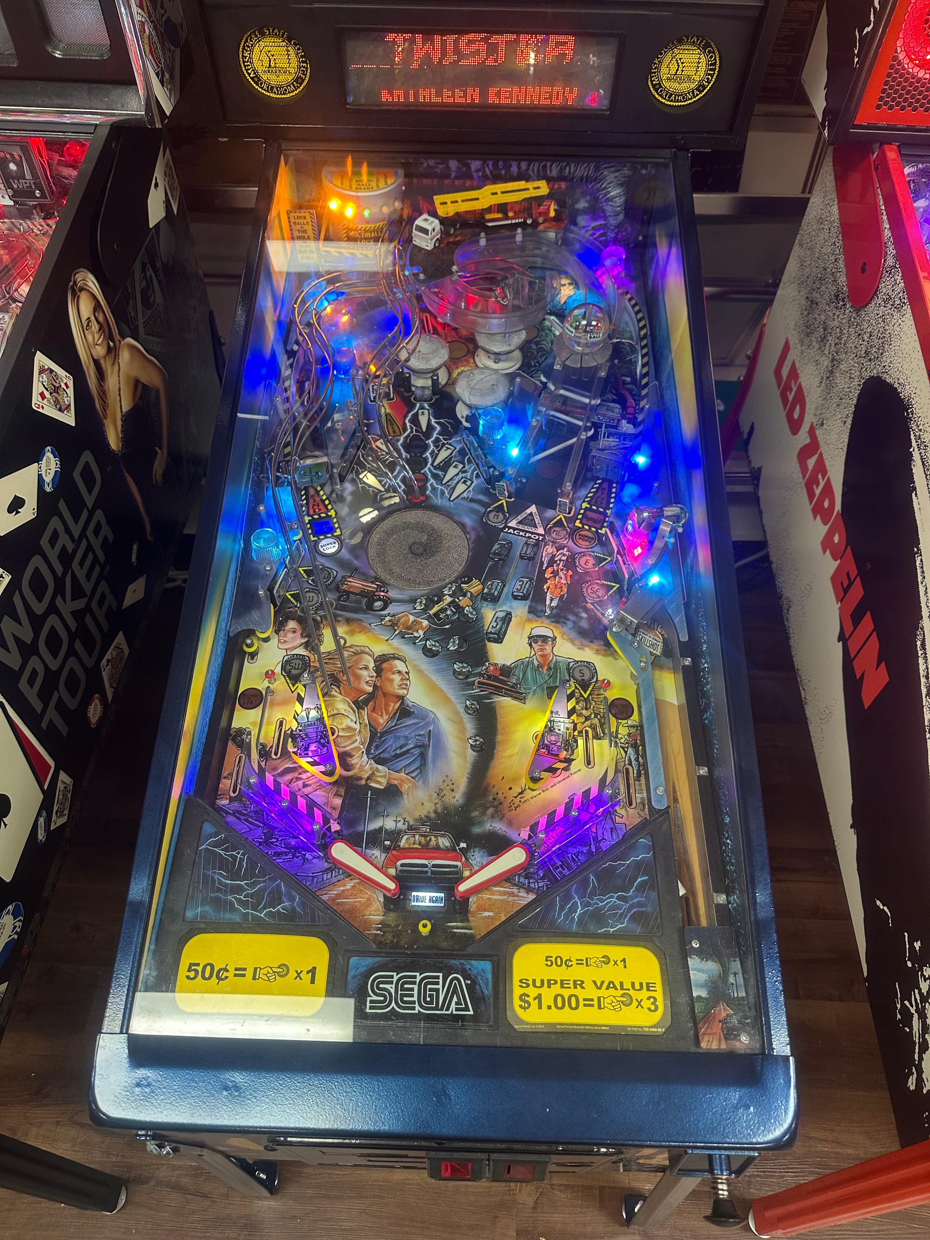 SEGA Twister Pinball Machine