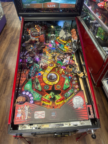 Image of JJP Wizard of Oz 75th Anniversary Ruby Red Edition Pinball Machine