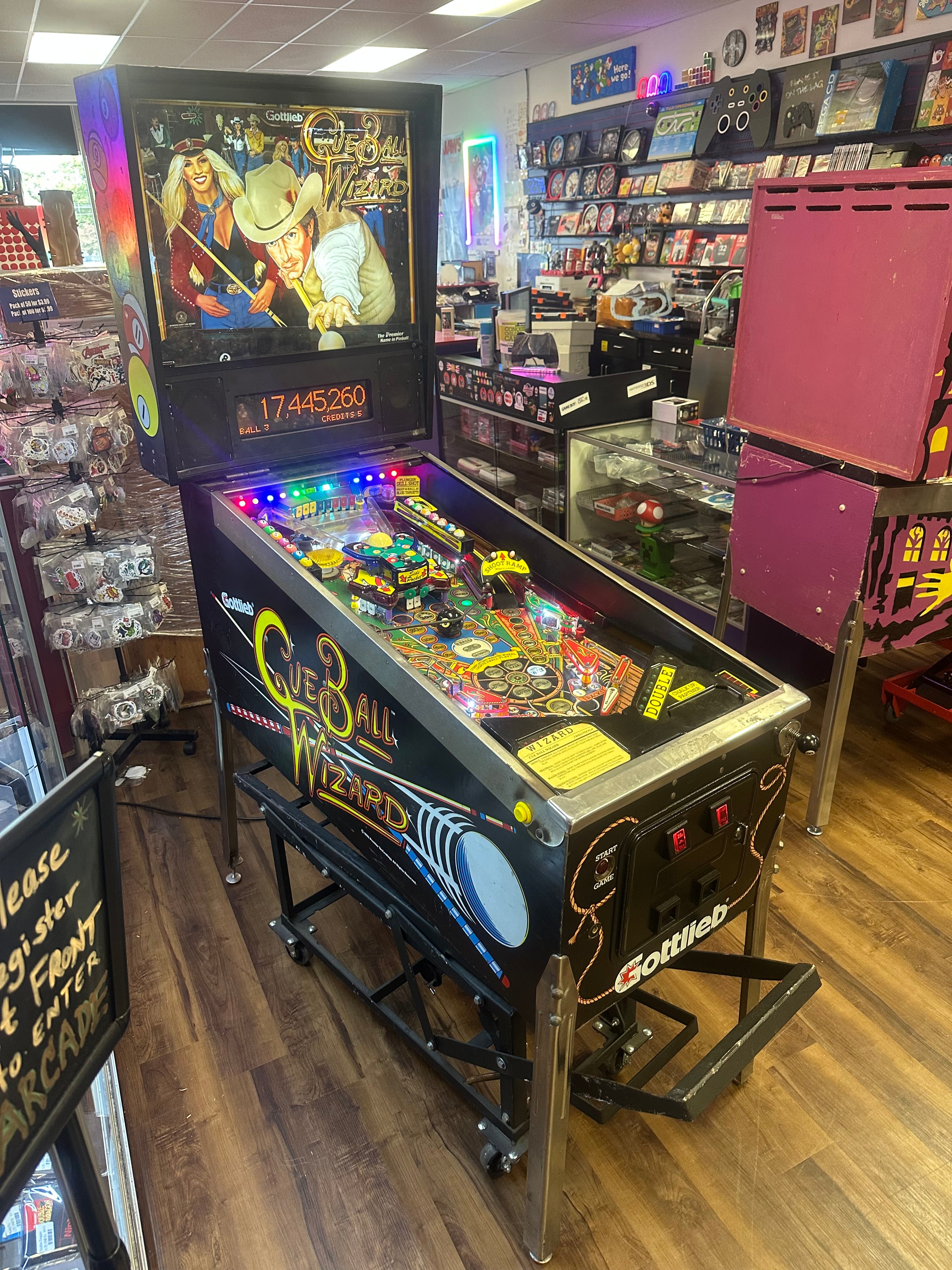 Gottlieb Cue Ball Wizard Pinball Machine