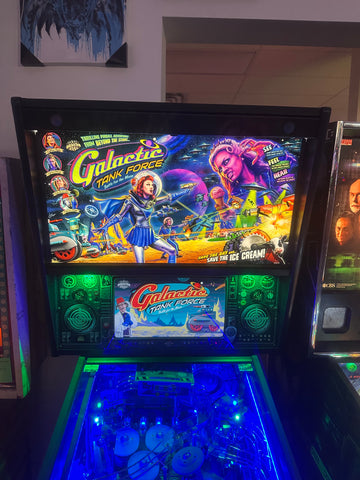 Image of American Pinball Galactic Tank Force Deluxe Pinball Machine