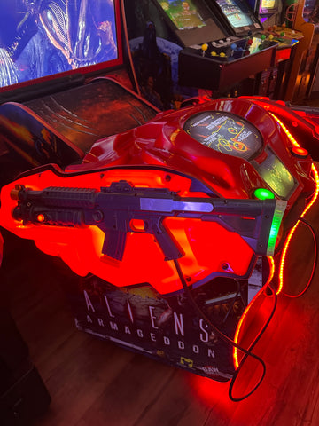 Image of Raw Thrills Aliens Armageddon Arcade Game