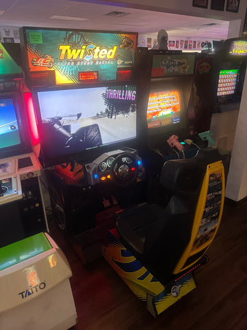 Image of GlobalVR Twisted Nitro Stunt Racing Arcade Game