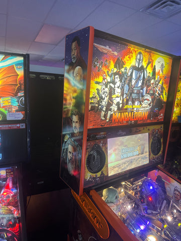 Image of Stern Pinball LOADED The Mandalorian Premium Pinball Machine