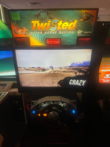 Image of GlobalVR Twisted Nitro Stunt Racing Arcade Game
