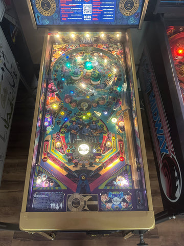 Image of Stern Pinball The Beatles Gold Pinball Machine