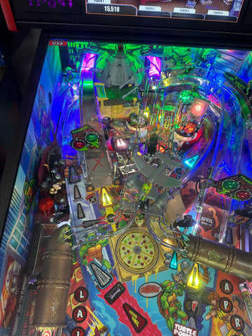 Image of Stern Pinball LOADED Teenage Mutant Ninja Turtles Premium Pinball Machine