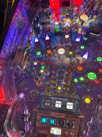 Image of Stern Pinball Elvira's House of Horrors Premium Pinball Machine
