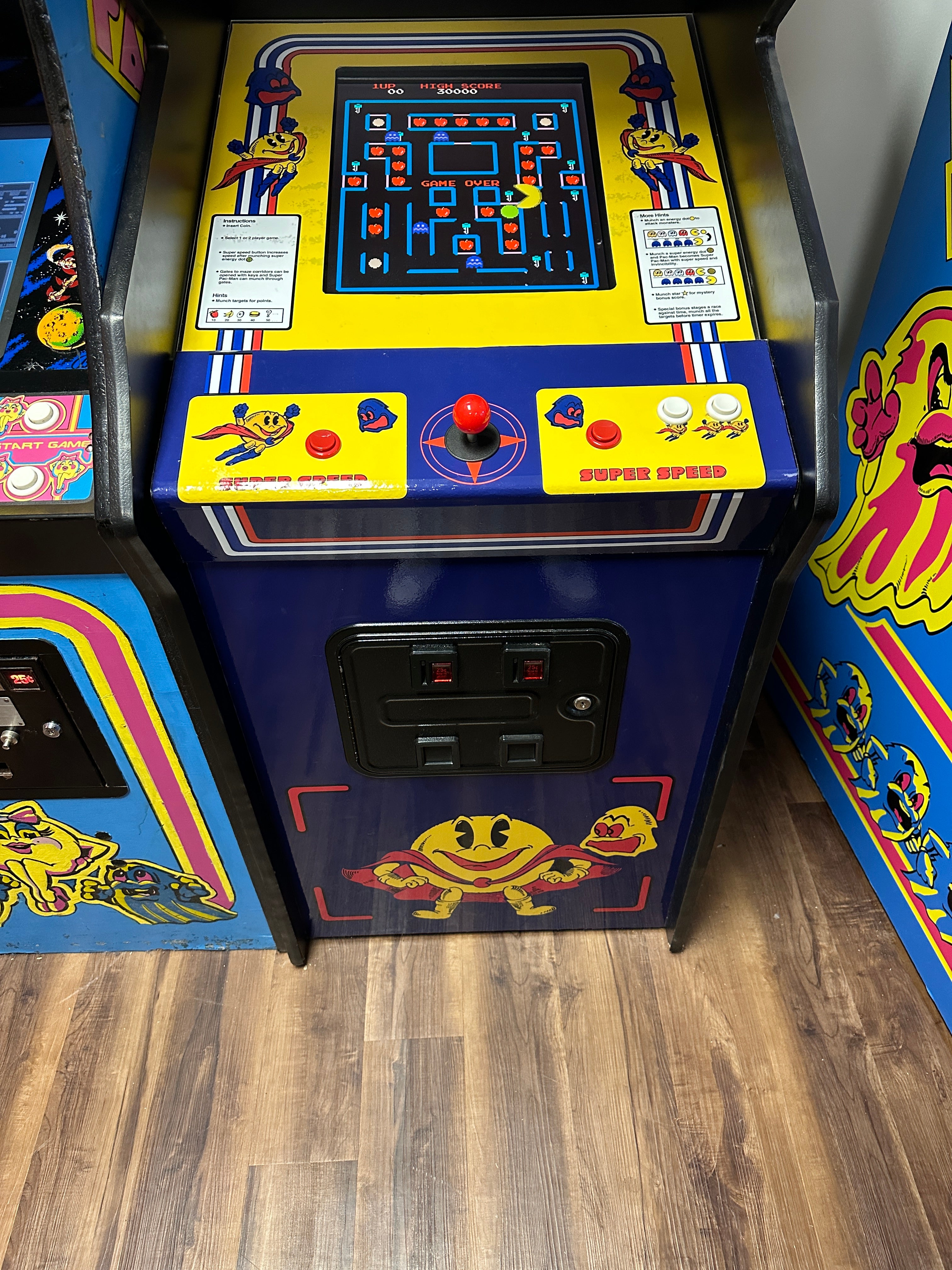 Bally Midway Super Pac-Man Arcade Game