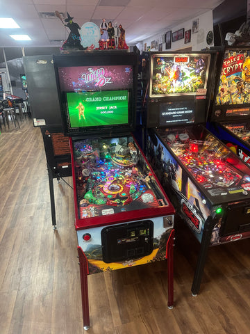Image of JJP Wizard of Oz 75th Anniversary Ruby Red Edition Pinball Machine