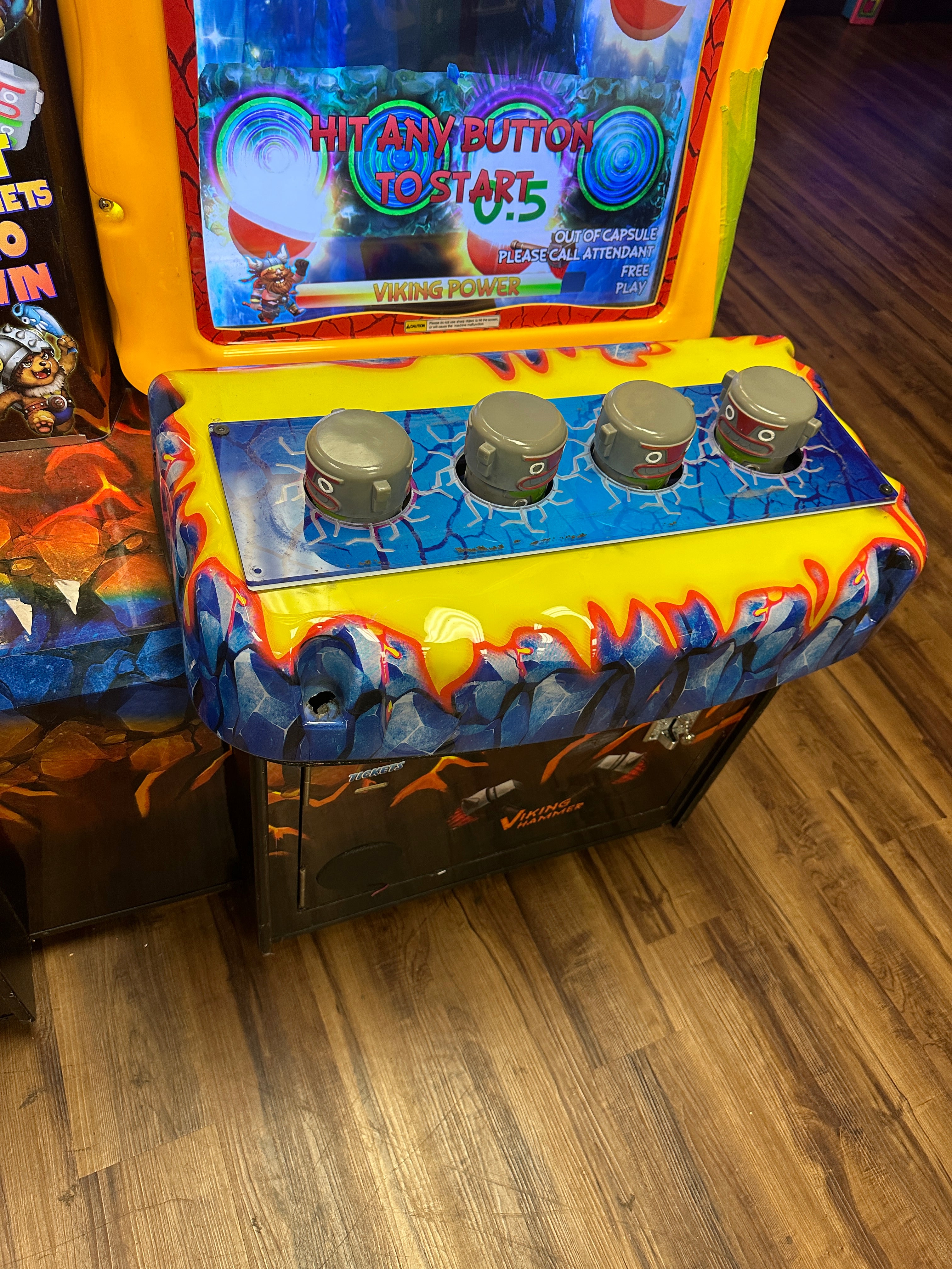 Family Fun Companies Viking Hammer Arcade Game